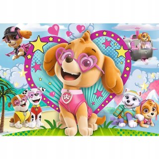 Trefl Puzzle Psi Patrol 100 el. W blasku Skye brokatowe Glitter Trefl 5+ 14818