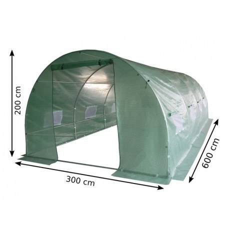 Tunel foliowy - szklarnia ogrodowa - 3x6 m Tunel foliowy - szklarnia ogrodowa - 3x6 m