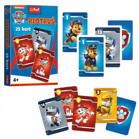 5 x Karty Piotruś Paw Patrol Psi patrol Trefl 08513