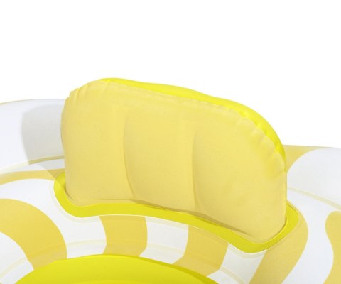 Bestway Bestway 32298 Siedzisko do nauki pływania Kwadrat Swim Safer Comfort Plush Zółte fale 76cm x 76cm