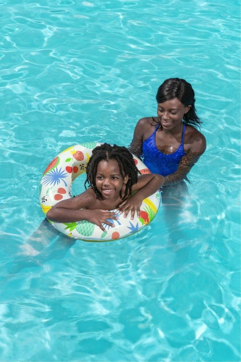 Bestway Bestway 36014 Kółko do pływania Owoce 61cm