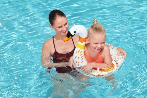 Bestway Bestway 36306 Kółko do pływania z brokatem Łabędź 61cm x 58.5cm