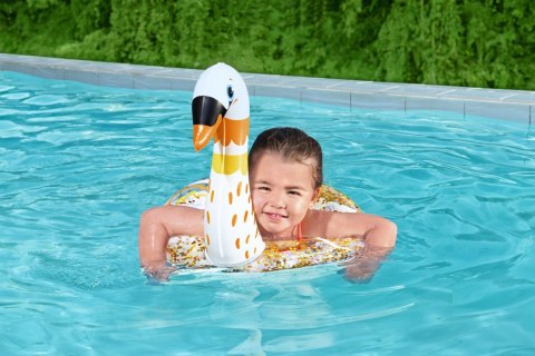 Bestway Bestway 36306 Kółko do pływania z brokatem Łabędź 61cm x 58.5cm