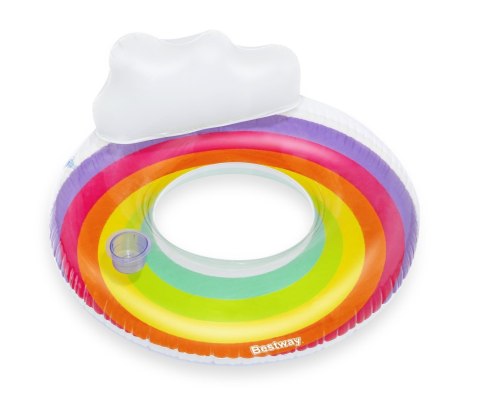 Bestway Bestway 43647 Koło do pływania z oparciem Tęcza 1.07m
