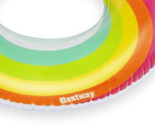 Bestway Bestway 43647 Koło do pływania z oparciem Tęcza 1.07m
