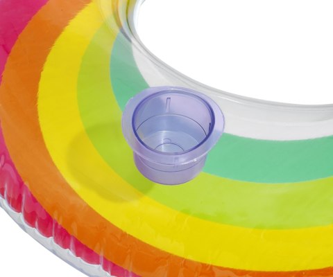 Bestway Bestway 43647 Koło do pływania z oparciem Tęcza 1.07m