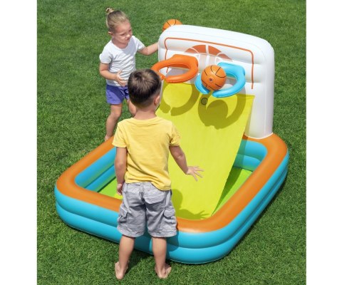 Bestway Bestway 52728 Basen dmuchany wielofunkcyjny z piłeczkami Koszykówka Piłeczki i Piłka nożna 1.20m x 1
