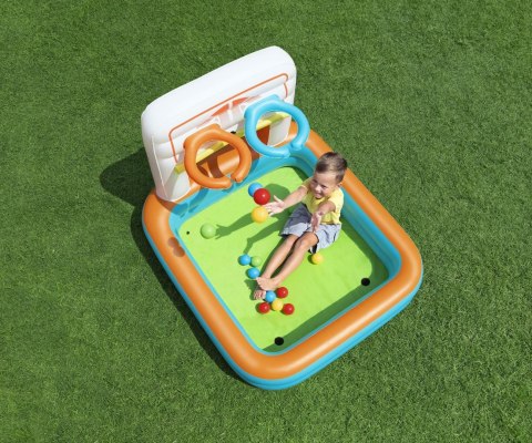 Bestway Bestway 52728 Basen dmuchany wielofunkcyjny z piłeczkami Koszykówka Piłeczki i Piłka nożna 1.20m x 1