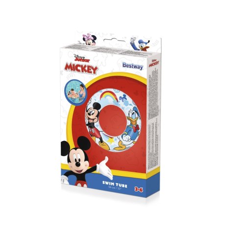 Bestway Bestway 91004 Disney Kółko do pływania Mickey i Przyjaciele 56cm