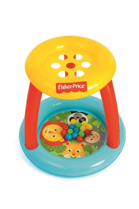 Bestway Bestway 93541 Fisher Price Basenik z daszkiem i piłkami Animal Friends