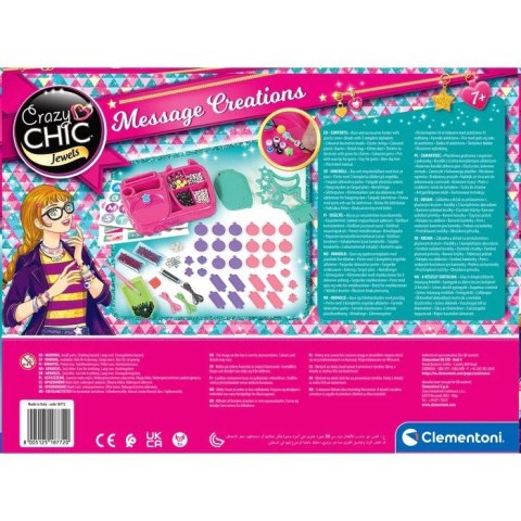Clementoni Clementoni Crazy chic Literkowa biżuteria 18772