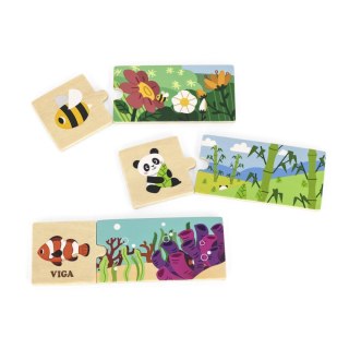 Viga Viga 44675 Drewniane puzzle - Mój dom