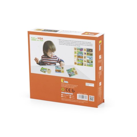 Viga Viga 44675 Drewniane puzzle - Mój dom