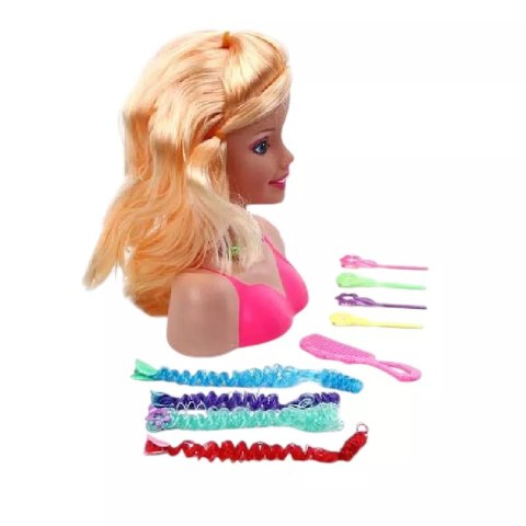 Głowa popiersie lalki do czesania i kreatywnych fryzur 358