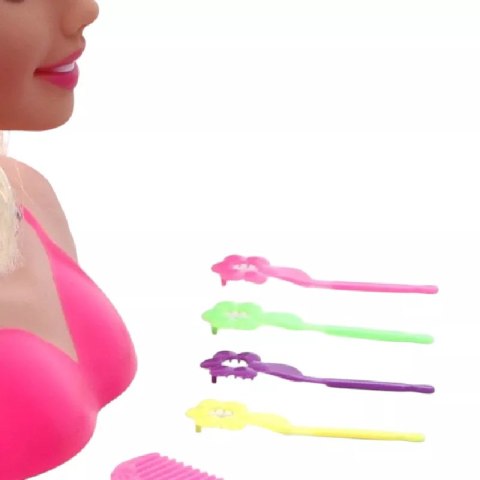 Głowa popiersie lalki do czesania i kreatywnych fryzur 358