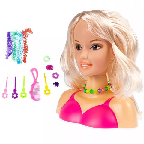 Głowa popiersie lalki do czesania i kreatywnych fryzur 358