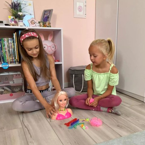 Głowa popiersie lalki do czesania i kreatywnych fryzur 358