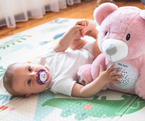 Milly Mally Milly Mally Zabawka pluszowa z Projektorem Milly Bear Pink