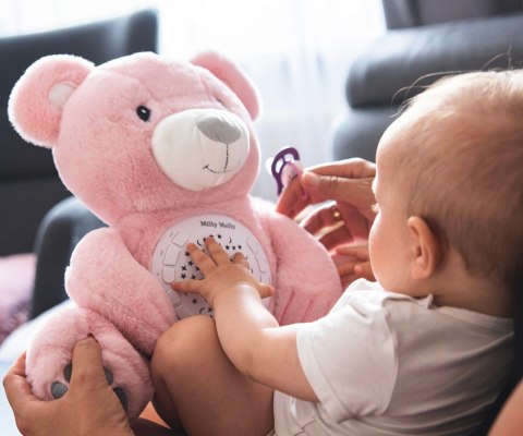 Milly Mally Milly Mally Zabawka pluszowa z Projektorem Milly Bear Pink