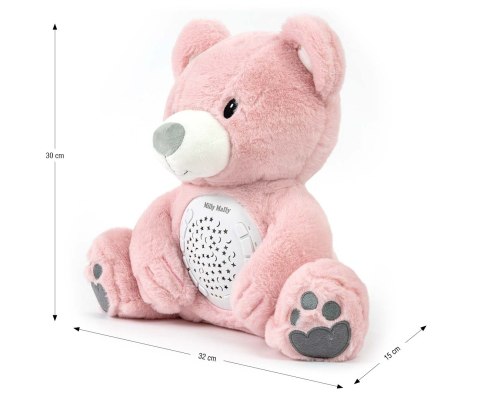 Milly Mally Milly Mally Zabawka pluszowa z Projektorem Milly Bear Pink