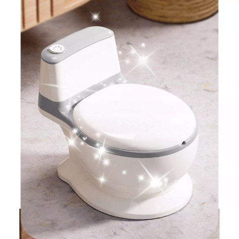 Nocnik toaleta dla Dzieci WC miękkie siedzisko wuciągany wkład dźwięki