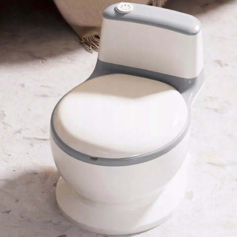 Nocnik toaleta dla Dzieci WC miękkie siedzisko wuciągany wkład dźwięki