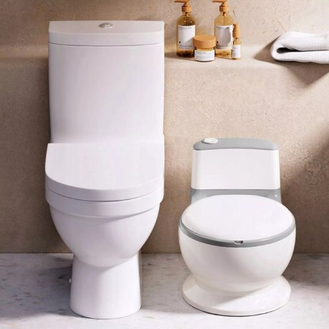 Nocnik toaleta dla Dzieci WC miękkie siedzisko wuciągany wkład dźwięki