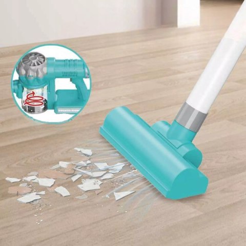 Odkurzacz dla Dzieci Pionowy 2w1 Zestaw do Sprzątania 3 Ssawki Dźwięki