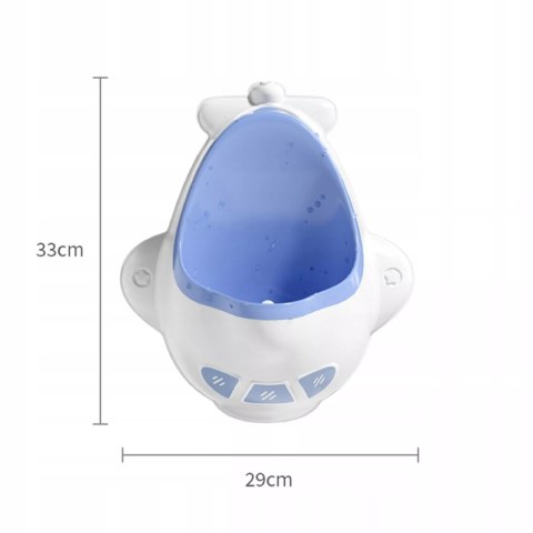 Pisuar dla chłopca na ściane szybę nocnik wyciągany wkład samolot