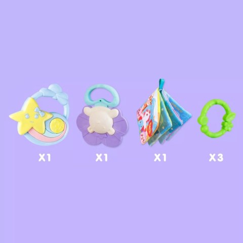 Poduszka Edukacyjna dla Niemowlaka Sensoryczna Zabawa Grzechotki Melodie