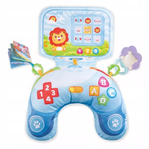 Poduszka Edukacyjna dla Niemowlaka Sensoryczna Zabawa Grzechotki Melodie