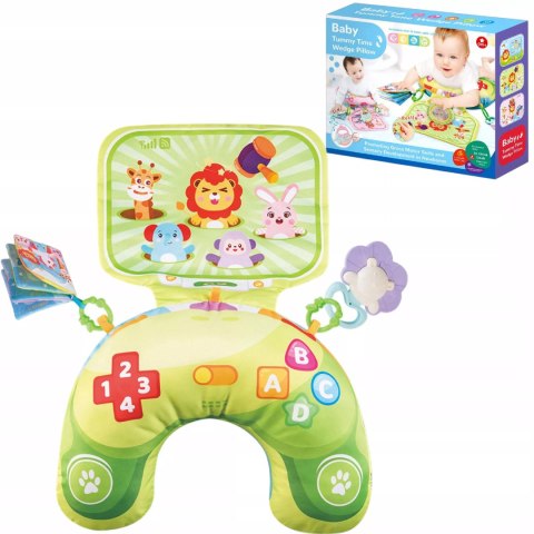 Poduszka Sensoryczna dla Niemowląt Edukacyjna z Panelem Grzechotką Melodie