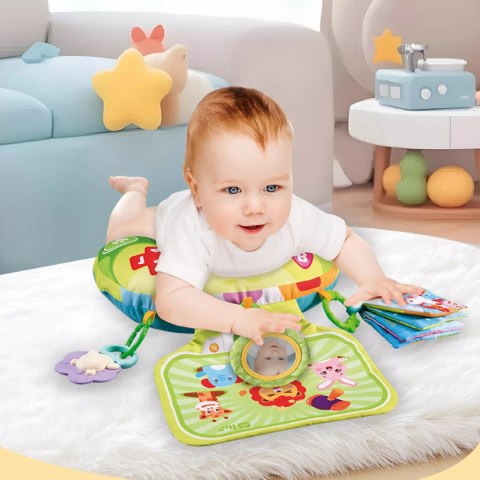 Poduszka Sensoryczna dla Niemowląt Edukacyjna z Panelem Grzechotką Melodie