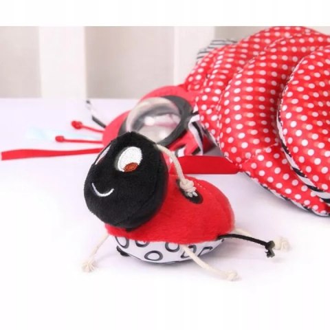 Zawieszka spirala kontrastowa do wózka fotelika dla dzieci