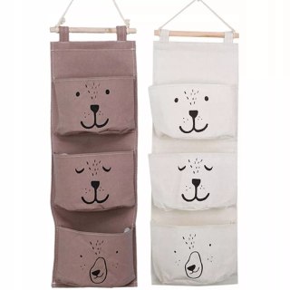 2x Organizer Wiszący do Pokoju Dziecka Kieszeń na Zabawki do łazienki 60 cm