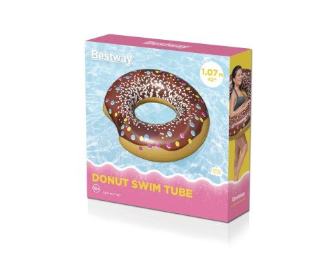 Bestway Bestway 36118 Koło do pływania Donut Brązowy 1.07m