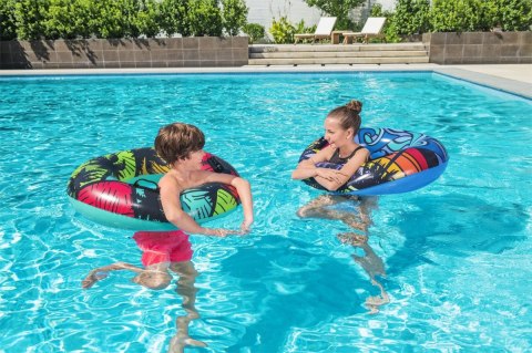 Bestway Bestway 36350 Koło do pływania z uchwytami Palmy 91cm