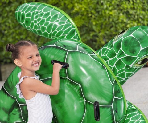 Bestway Bestway 41524 Dmuchany Żółw materac z uchwytami 1.50m x 1.45m