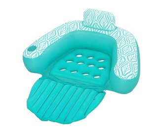 Bestway Bestway 43719 Fotel Leżak do pływania z oparciem Miętowy 1.45m x 1.2m