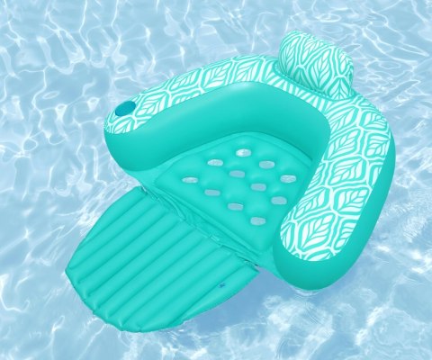 Bestway Bestway 43719 Fotel Leżak do pływania z oparciem Miętowy 1.45m x 1.2m
