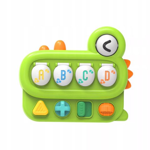 Interaktywna zabawka edukacyjna wyskakujące dinozaury Pop-up grzechotka