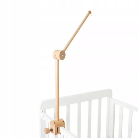 Luxma Karuzelka do Łóżeczka Dziecięcego Boho Naturalne Drewno + pałąk Bear & Moon