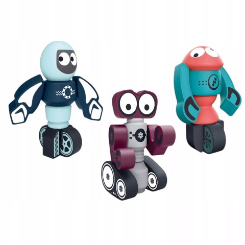 Klocki magnetyczne dla dzieci roboty 21 elementów kosmiczna zabawa