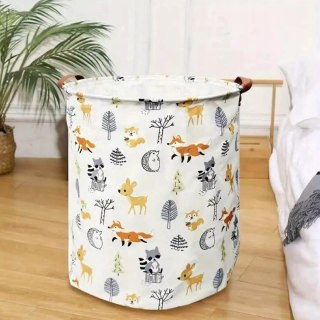 Luxma Kosz na zabawki 40x50 cm - duży organizer dla dzieci do pokoju dziecięcego