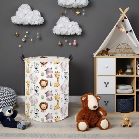 Kosz organizer na zabawki 40x50 cm dla dzieci do pokoju dziecięcego