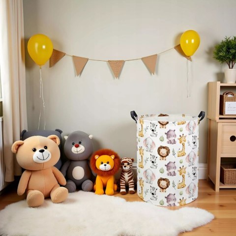 Kosz organizer na zabawki 40x50 cm dla dzieci do pokoju dziecięcego