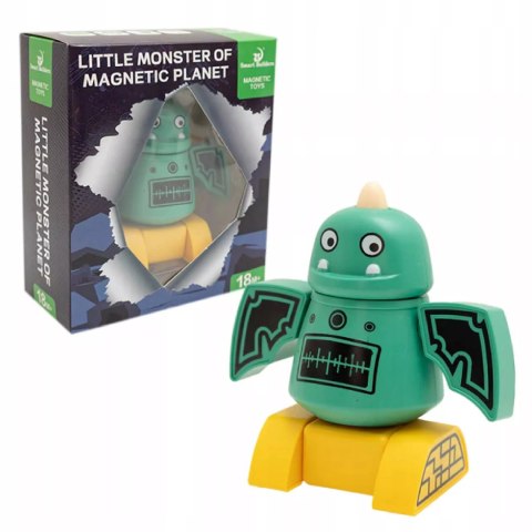 Luxma Magnetyczny Potwór Robot Figurka dla dzieci 18m+ Zabawka Edukacyjna