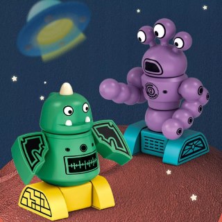 Luxma Magnetyczny Potwór Robot Figurka dla dzieci 18m+ Zabawka Edukacyjna