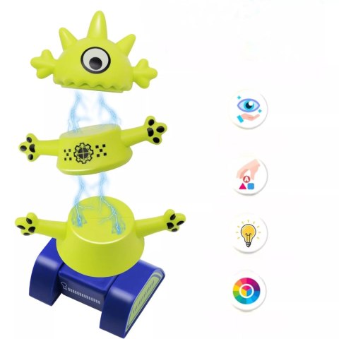 Luxma Magnetyczny Potwór Robot Figurka dla dzieci 18m+ Zabawka Edukacyjna