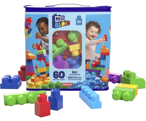 Mix Fisher Price DCH55 Mega Blocks Klocki Konstrukcyjne Mega Bloks 60 Elementów